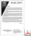 Nicol Matt - Biography PDF | 144 kb